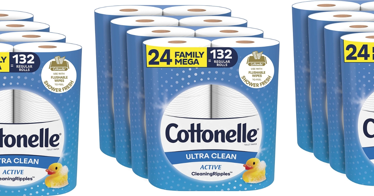 Cottonelle Ultra Clean Toilet Paper Mega Rolls