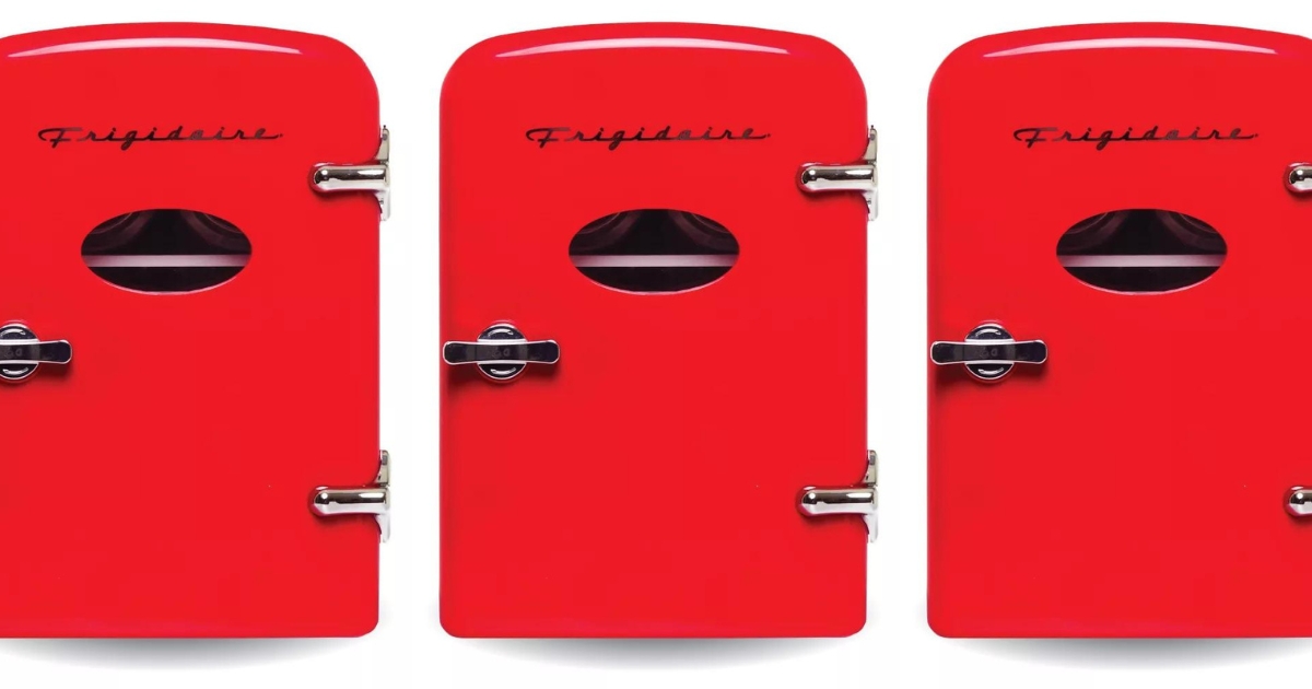 Frigidaire Red Can Mini Retro Beverage Fridge