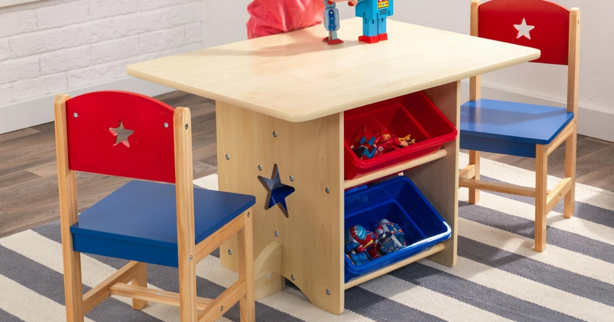 KidKraft Wooden Star Table Chair Set
