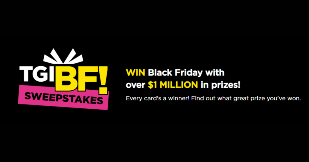 Kohls TGIBF Sweepstakes