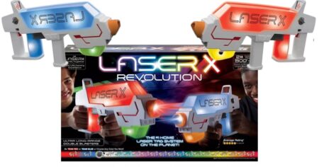 Laser X Revolution Player Long Range Laser Tag Gaming Blaster Set