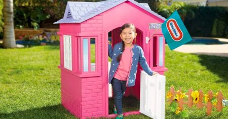 Little tikes pink cottage
