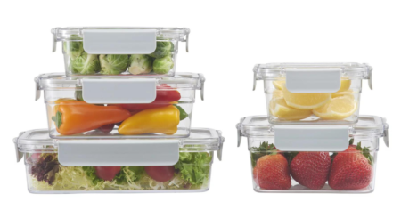 Mainstays Pack Tritan Food Storage Container