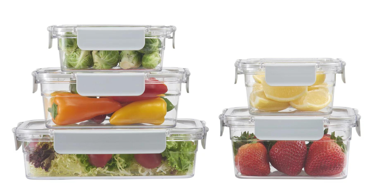 Mainstays Pack Tritan Food Storage Container