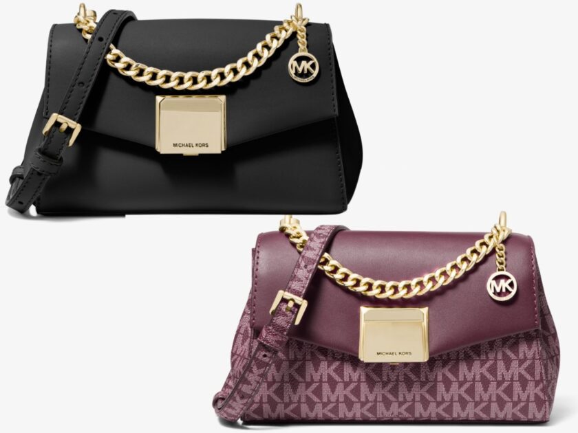 Michael Kors Lita Small Leather Crossbody Bag