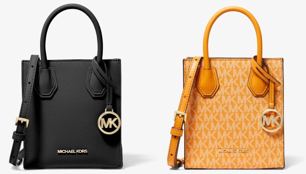 Michael Kors Mercer Extra Small Pebbled Leather Crossbody Bag e