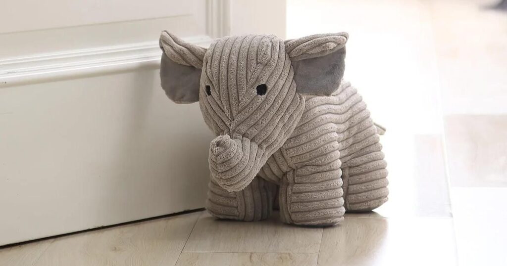 Morgan Home Collection Emily the Elephant Door Stopper