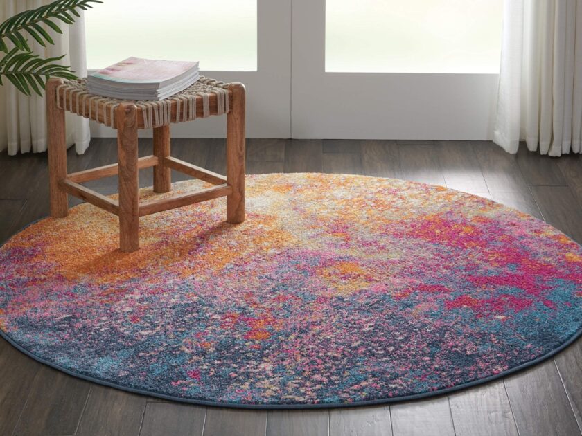 Nourison Passion Sunburst Round Area Rug