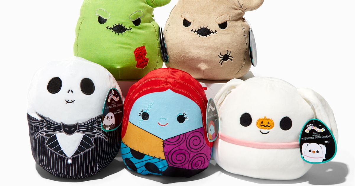 Squishmallows Disney Nightmare Before Christmas Plush Toys