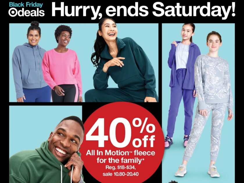 Target All In Motion Fleece Sale