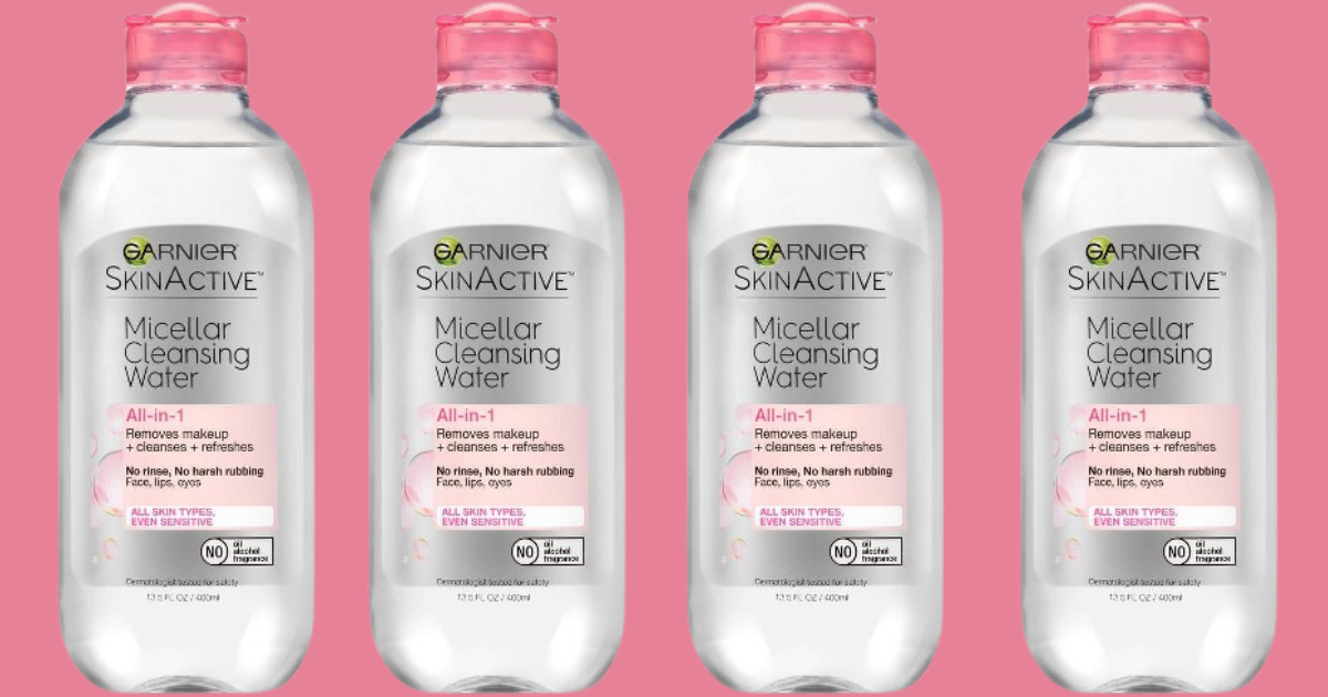 garnier micellar water sample
