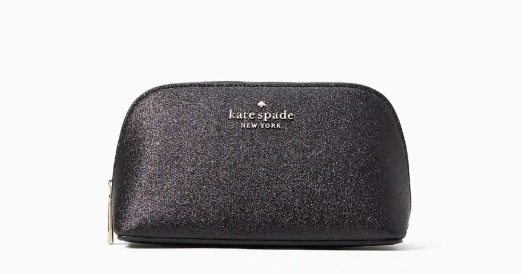 kate spade tinsel cosmetic case