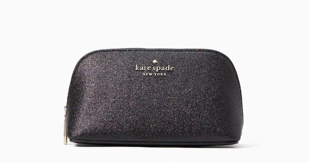 kate spade tinsel cosmetic case