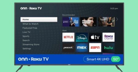 onn 50 class 4k led roku smart tv hdr