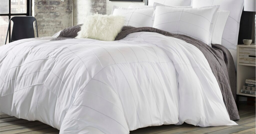 City Scene White Courtney Duvet Cover Se