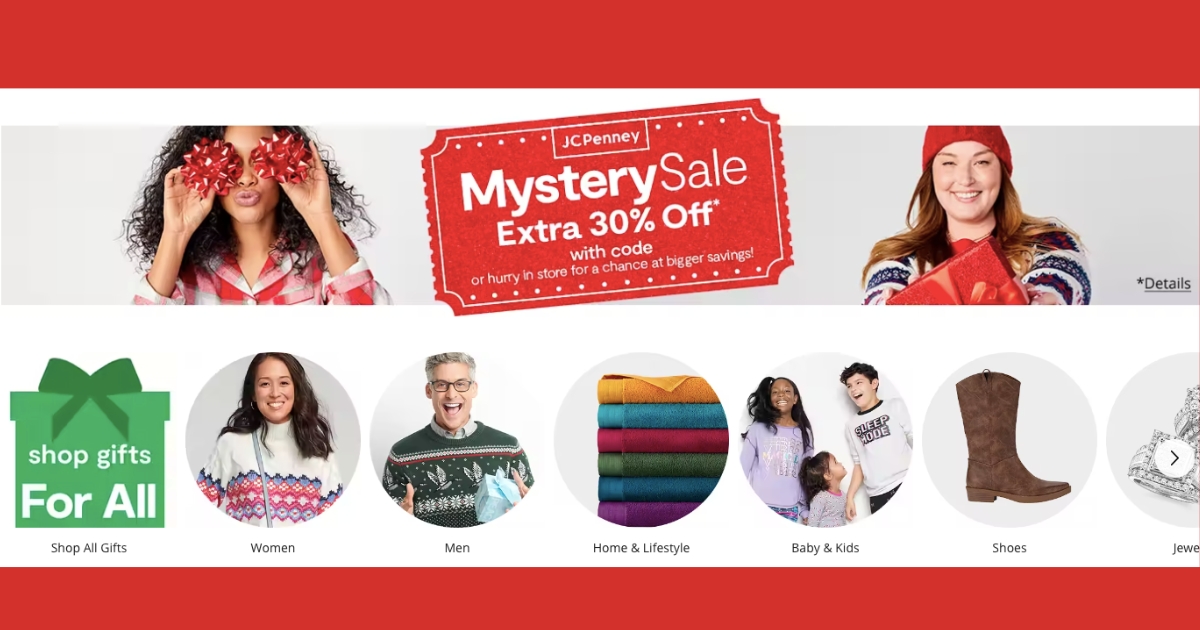 JCPenney Mystery Sale