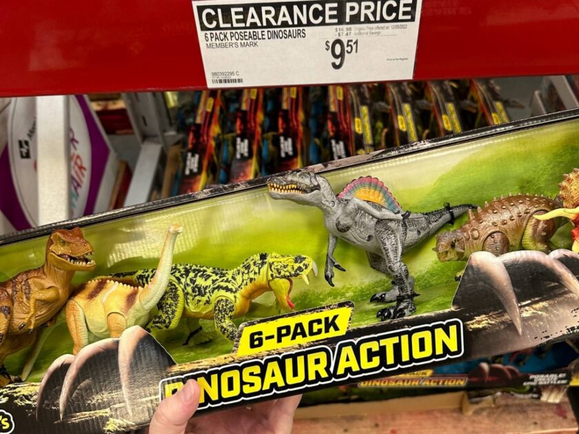 Members Mark pack Dinosaur Action Poseable Dinosaurs