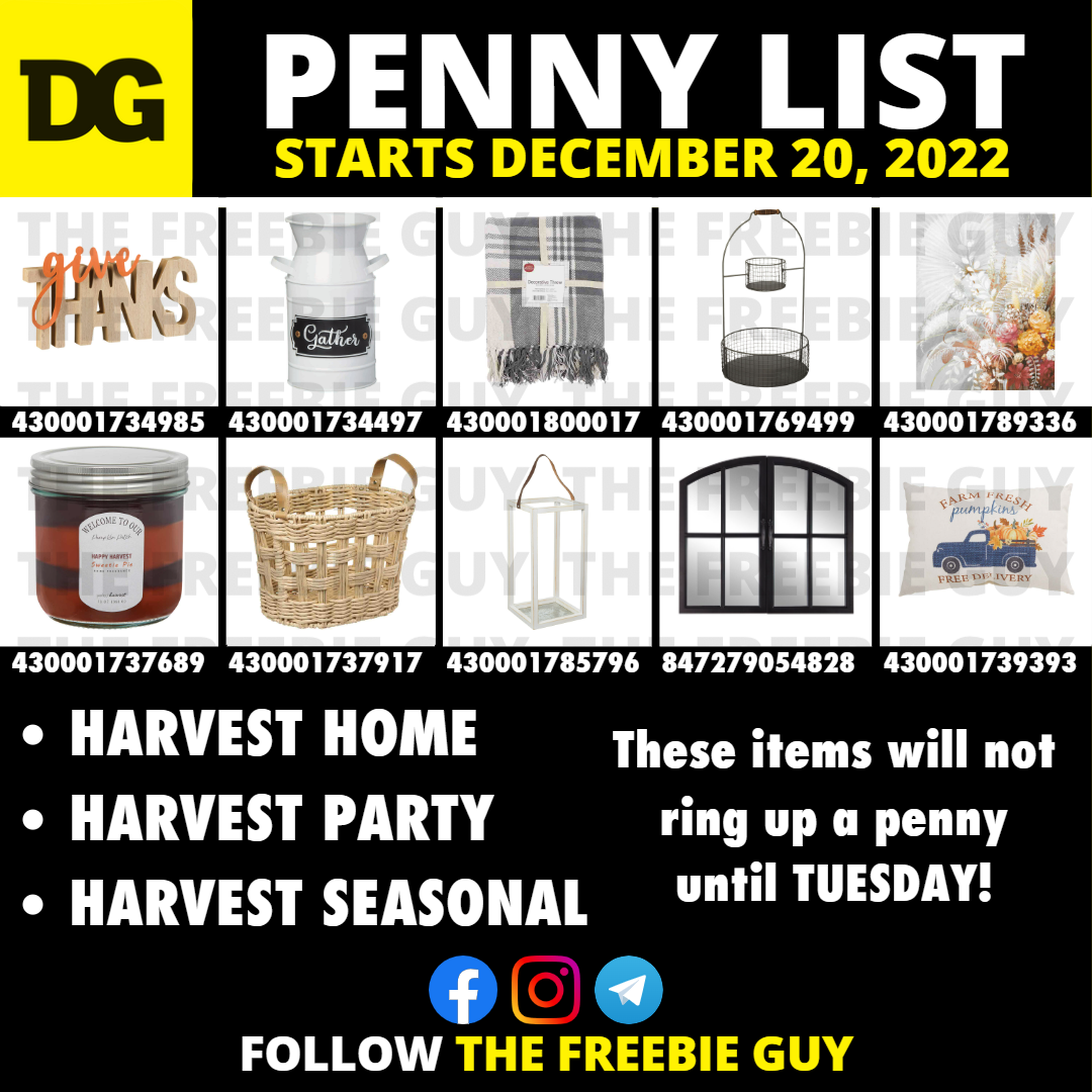 penny list visual