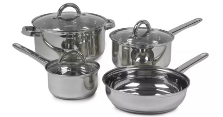 Sedona Stainless Steel Piece Cookware Set