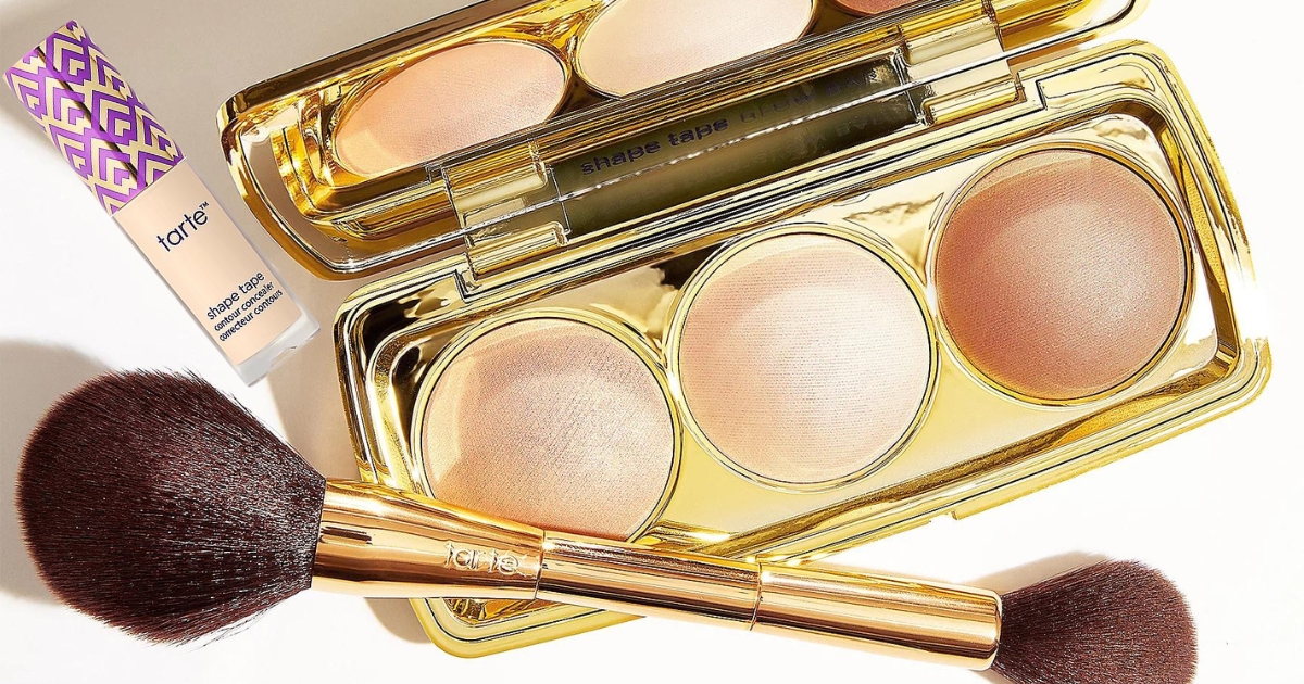 Tarte Shape Tape Glow Powder Palette Piece Complexion Set