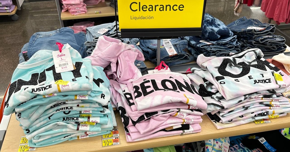 Walmart Kids Clearance