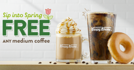 Krispy Kreme Spring Coffee Deal