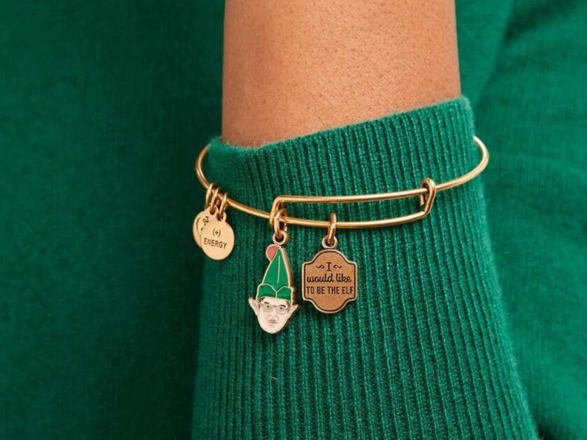 Alex and Ani The Office Dwight Elf Duo Charm Bangle
