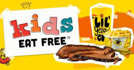 Dickeys Barbeque Pit Kids Eat FREE All January