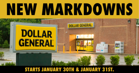 Dollar General New Markdowns