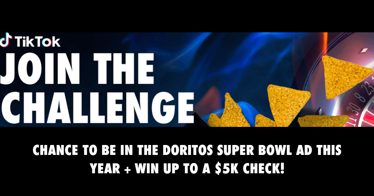 Doritos Triangle Tryout TikTok Challenge Sweepstakes