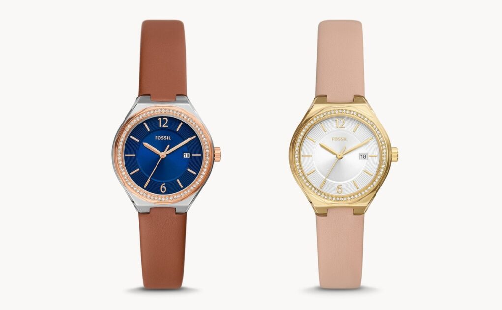 Fossil Tillie Three Hand Two Tone Stainless Steel Watches e