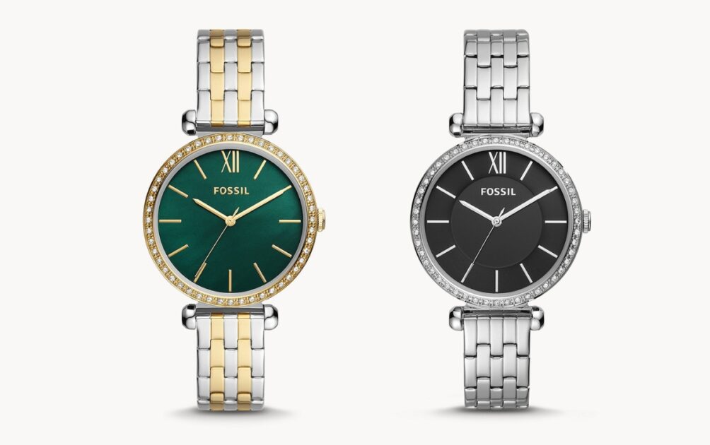 Fossil Tillie Three Hand Two Tone Stainless Steel Watches e