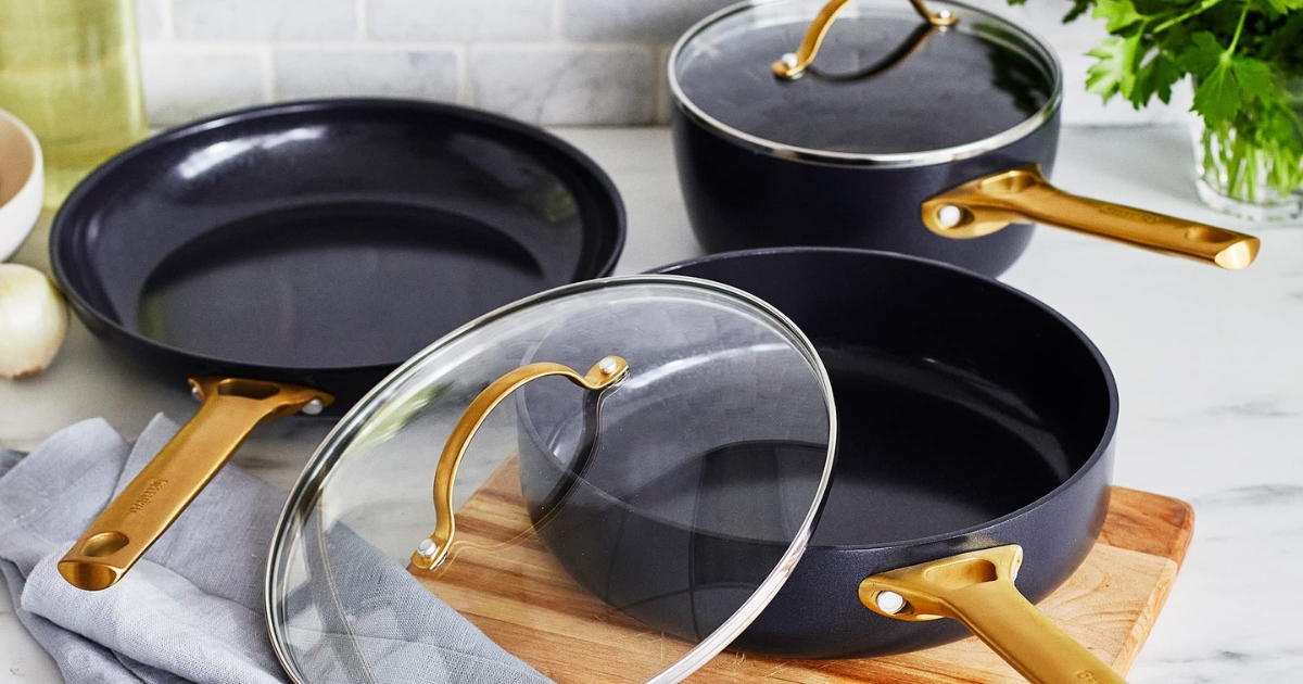 GreenPan Reserve Hard Anodized Healthy Ceramic Piece Nonstick Cookware