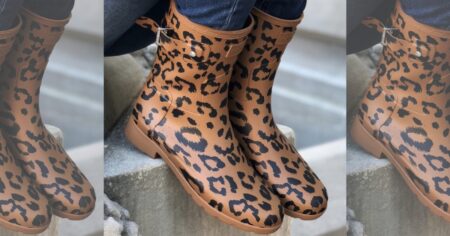 Hunter Leopard Rain Boots