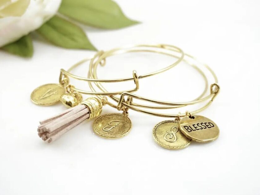 Initial Bangles Set