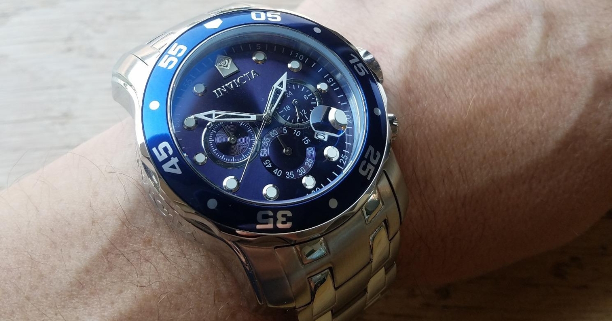 Invicta Mens Pro Diver Quartz Chronograph Watch