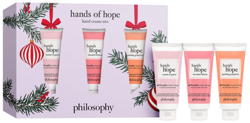 Philosophy hands of hope hand cream trio e