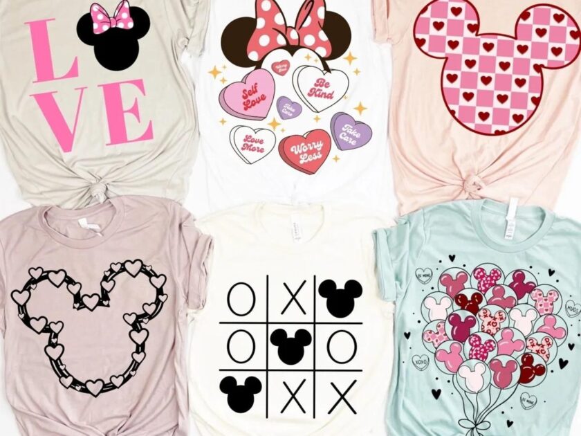 Pink Mouse Park Tops