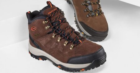 Skechers Mens Relment Pelmo Lace Up Waterproof Hiking Boot