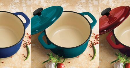 Tramontina Quart Enameled Cast Iron Round Dutch Oven