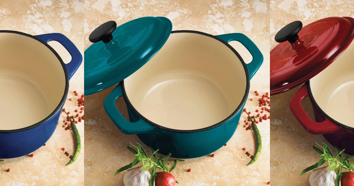 Tramontina Quart Enameled Cast Iron Round Dutch Oven