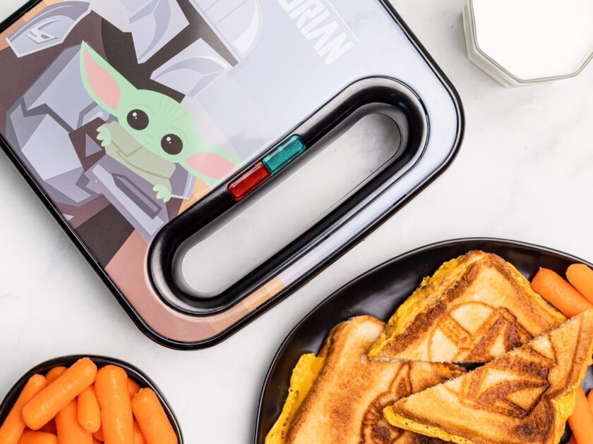 Uncanny Brands Star Wars The Mandalorian Grilled Cheese MakerPanini Press