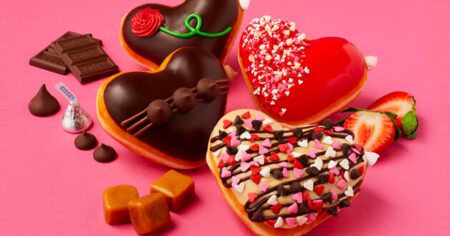 krispy kreme heart shaped