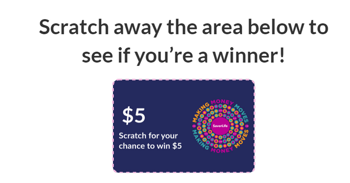 saver life scratch and win