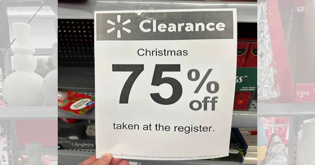 walmart clearance