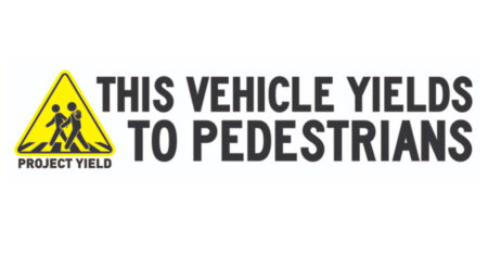 yields to pedestrians