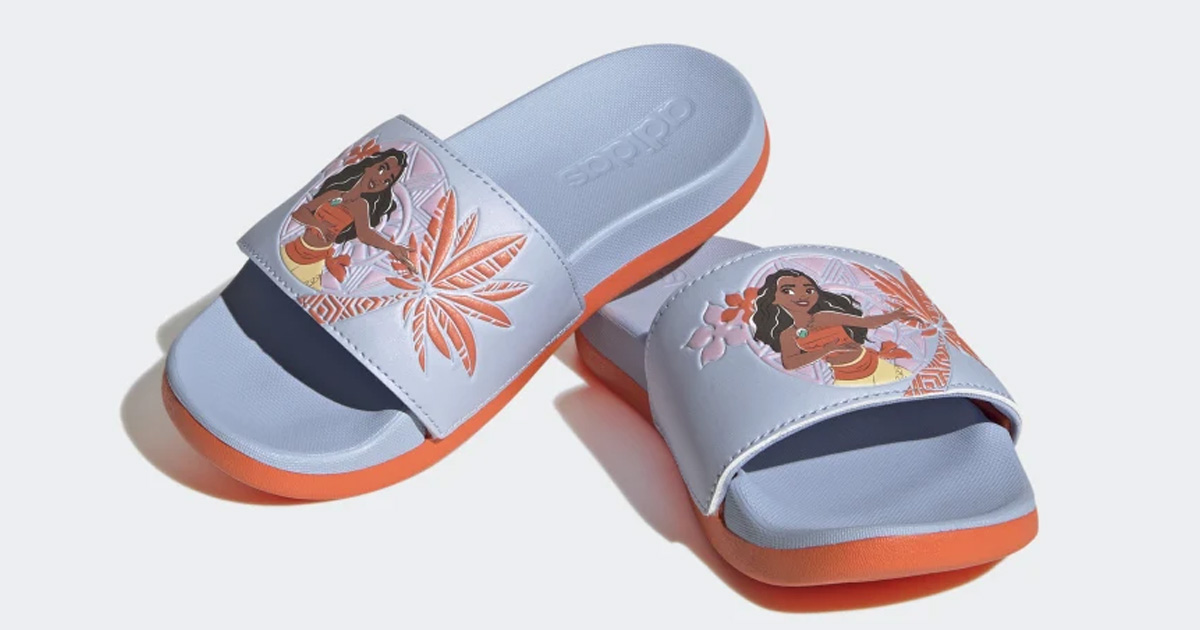 ADIDAS X DISNEY ADILETTE COMFORT MOANA SLIDES