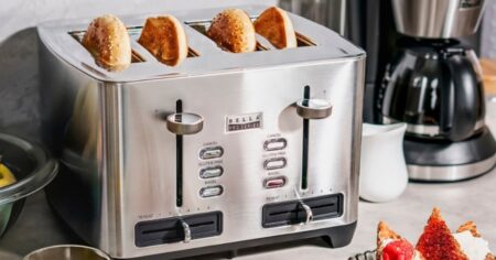 Bella Pro Series Slice Wide Slot Toaster
