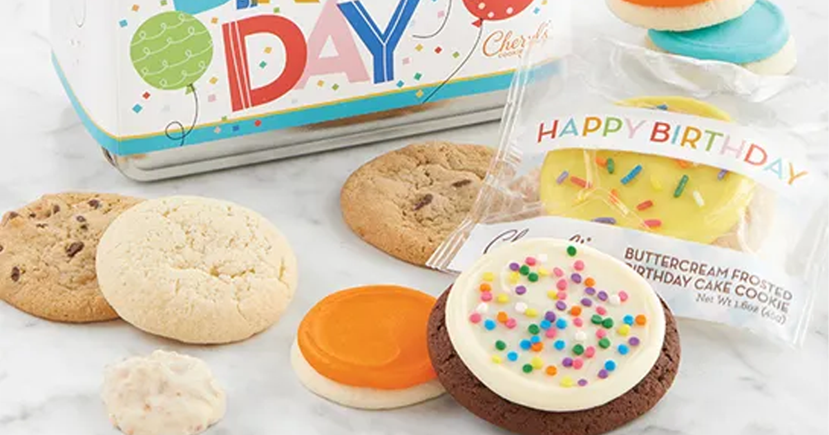 Cheryls Happy Birthday Mini Treats Gift Tin