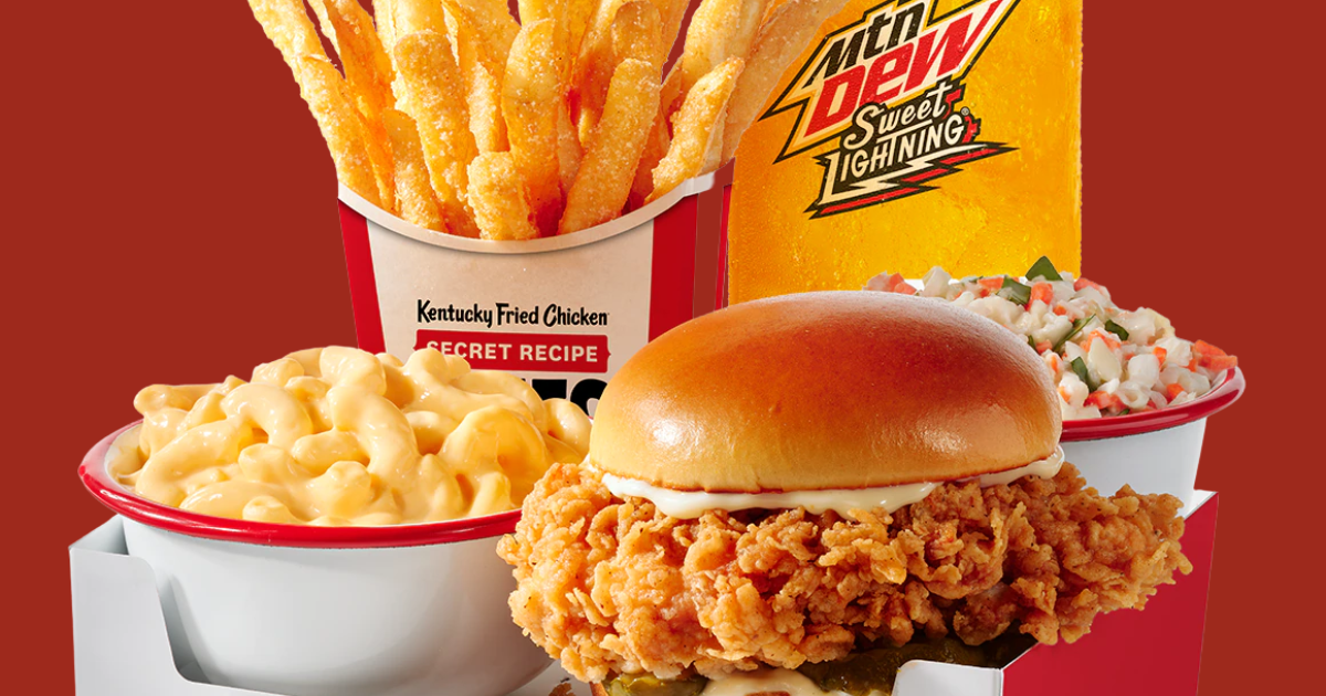 FREE KFC Classic Chicken Sandwich Box Spend